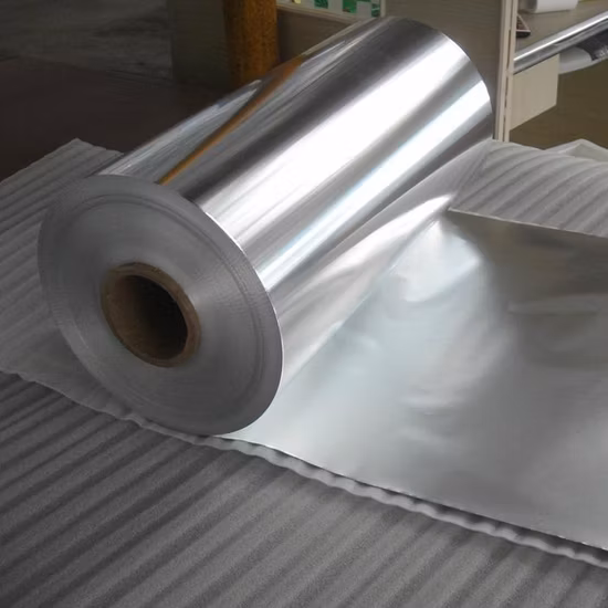 Papel de aluminio 8011 Papel de aluminio Envases metálicos Papel de aluminio en rollo enorme para alimentos